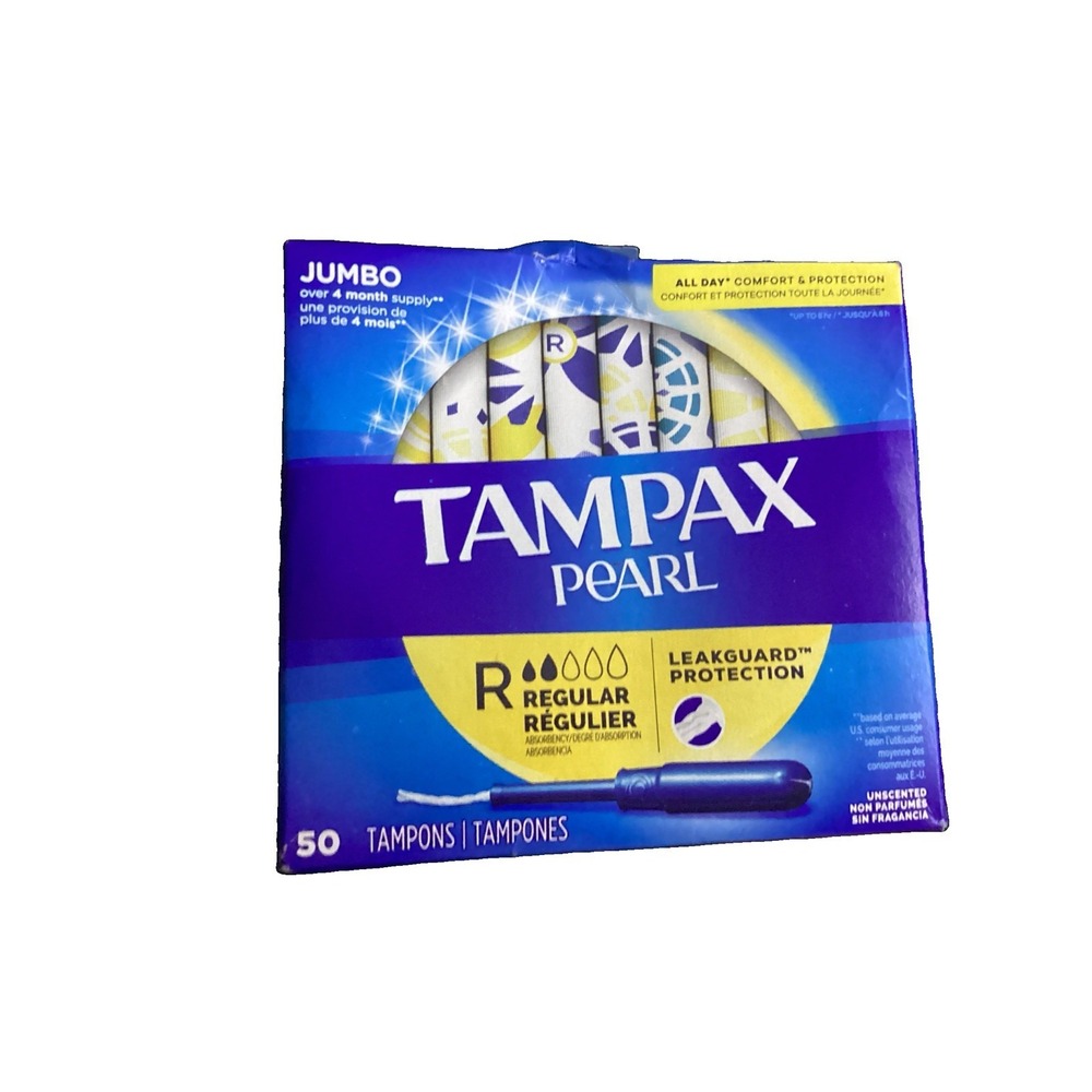 tampax pearl regular unscented